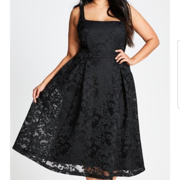 City Chic Dresses & Skirts - City Chic Jackie O Dress - Black 18